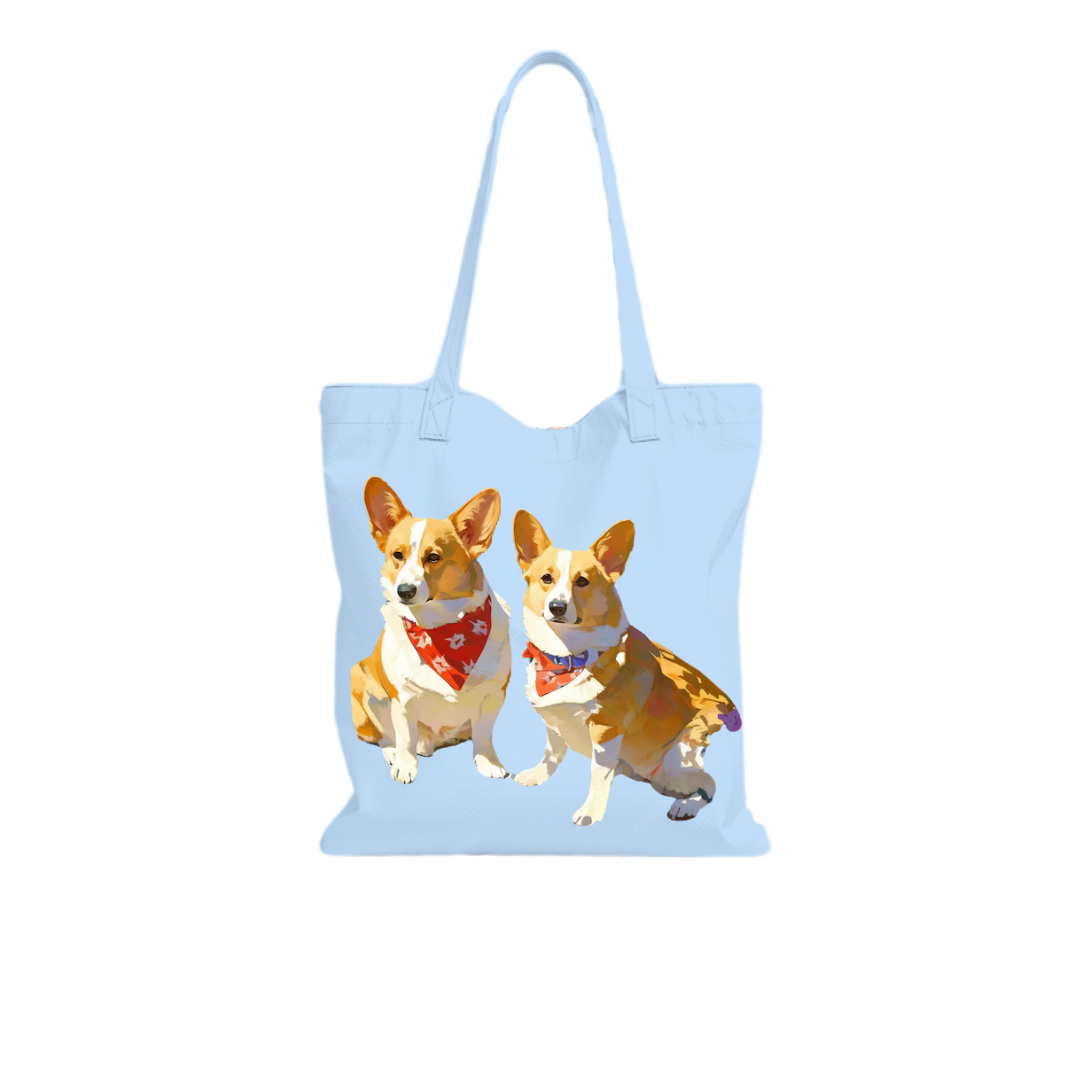 Corgi Tote Bags