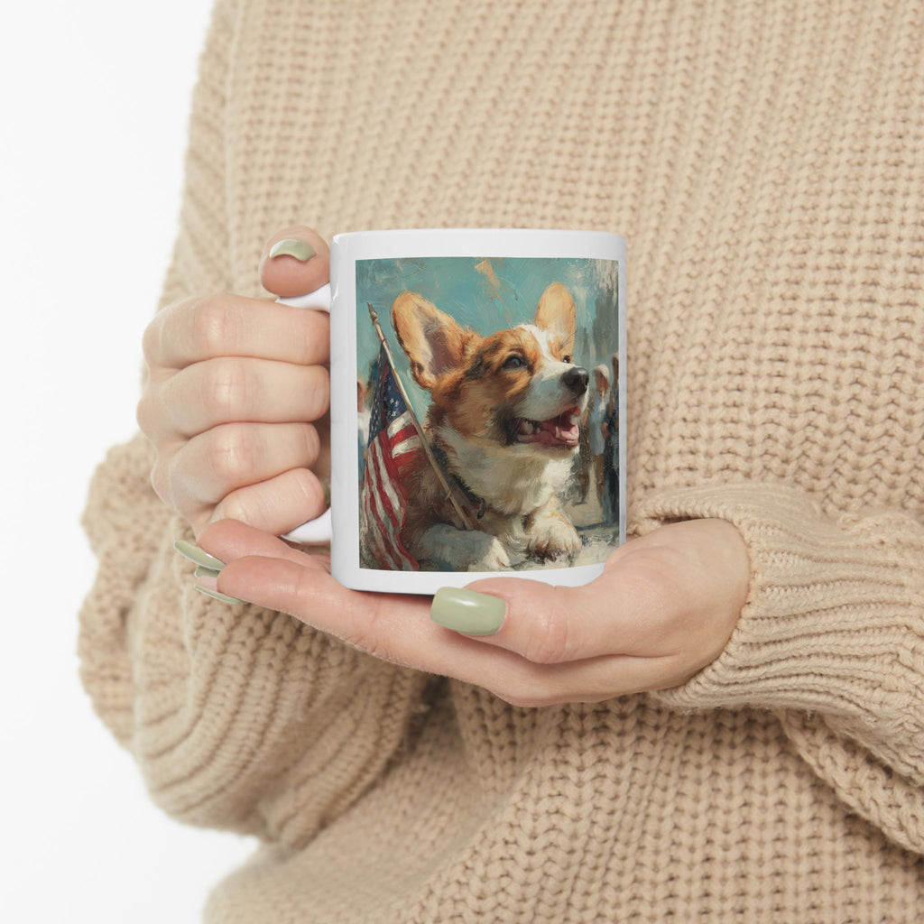 Personalized Corgi Mom Mug – Custom Ceramic Coffee Cup for Dog Lovers | 11oz & 15oz