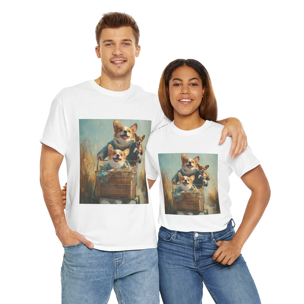 Personalized Corgi Mom T-Shirt – Custom Cotton Tee for Dog Lovers | Unisex Fit
