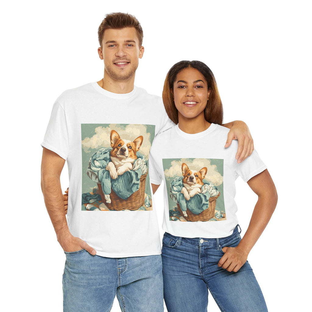 Personalized Corgi Mom T-Shirt – Custom Cotton Tee for Dog Lovers | Unisex Fit