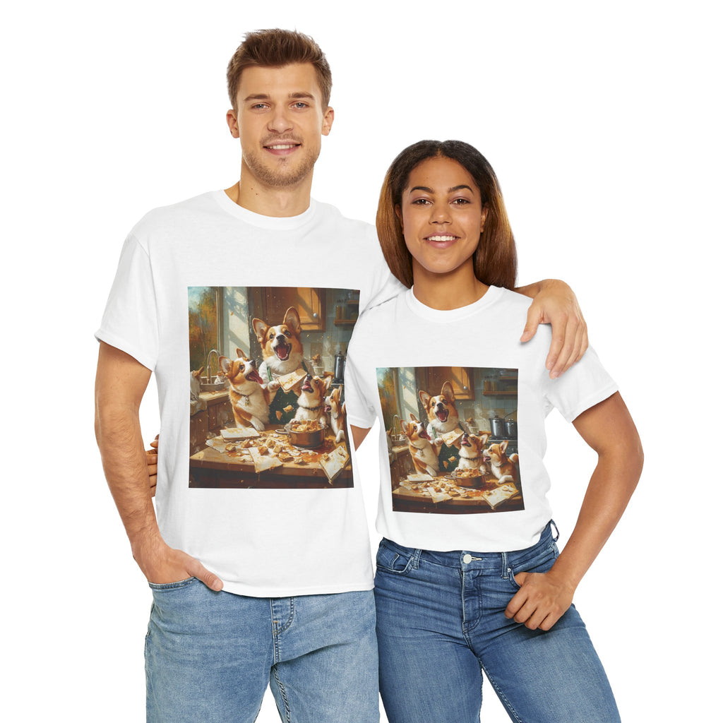 Personalized Corgi Mom T-Shirt – Custom Cotton Tee for Dog Lovers | Unisex Fit