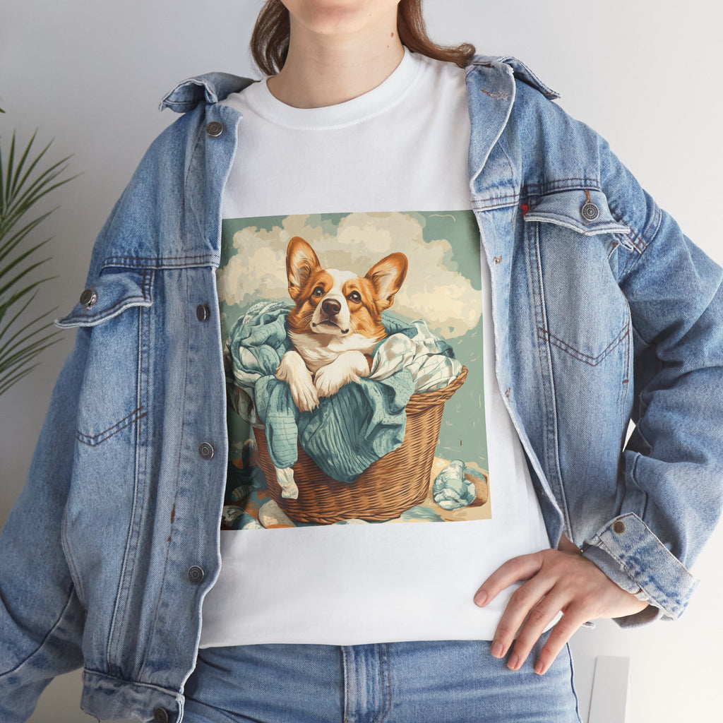 Personalized Corgi Mom T-Shirt – Custom Cotton Tee for Dog Lovers | Unisex Fit