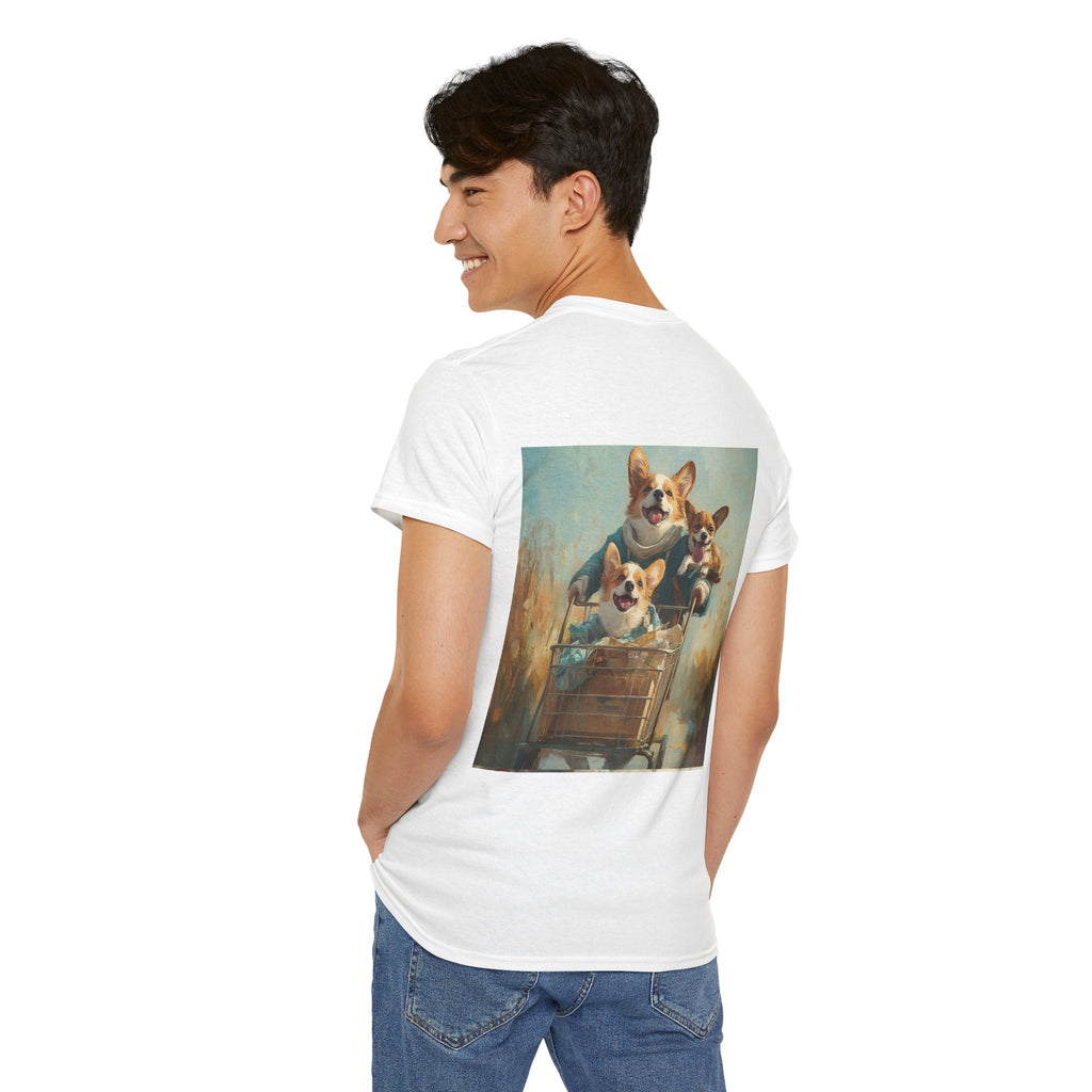 Personalized Corgi Mom T-Shirt – Custom Cotton Tee for Dog Lovers | Unisex Fit