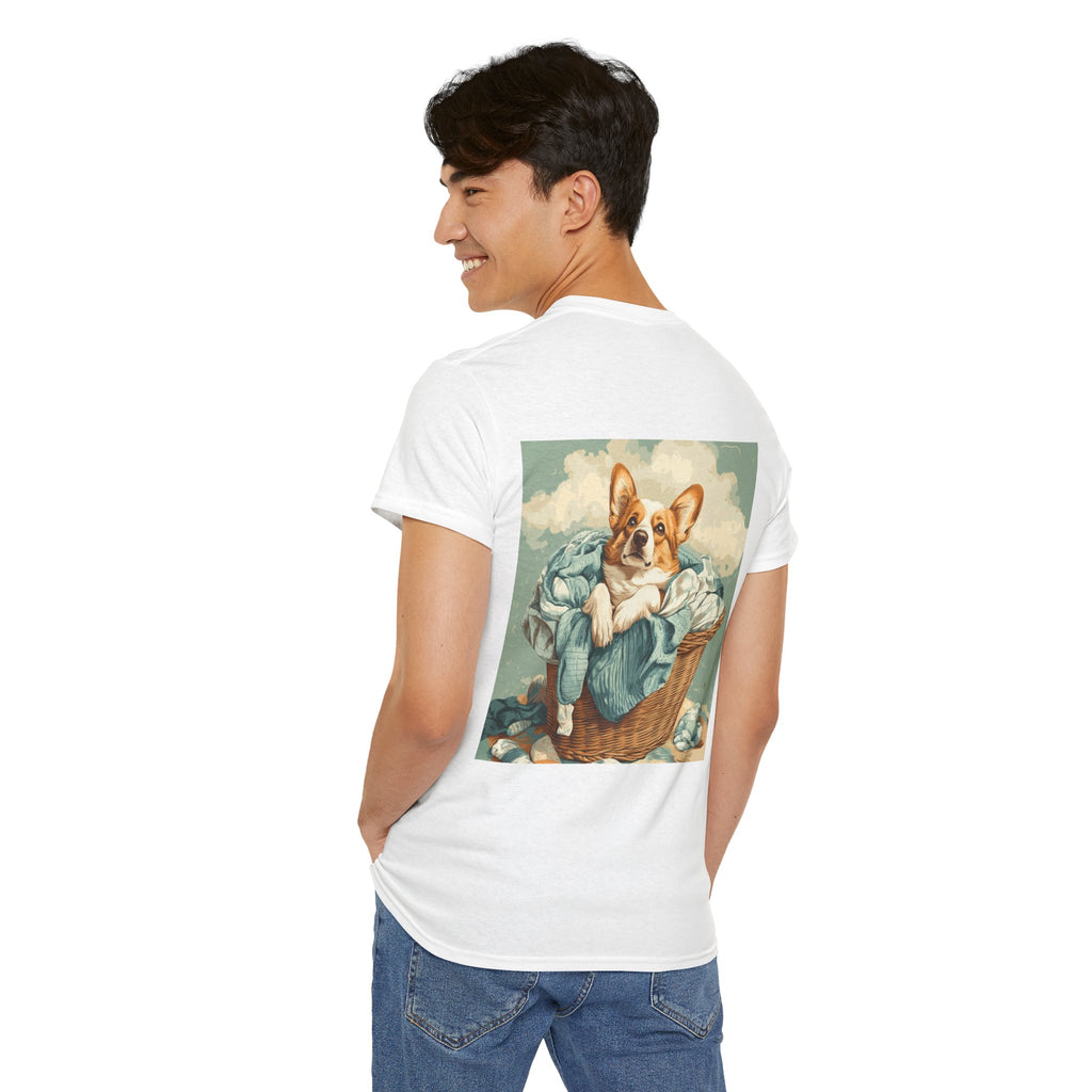 Personalized Corgi Mom T-Shirt – Custom Cotton Tee for Dog Lovers | Unisex Fit