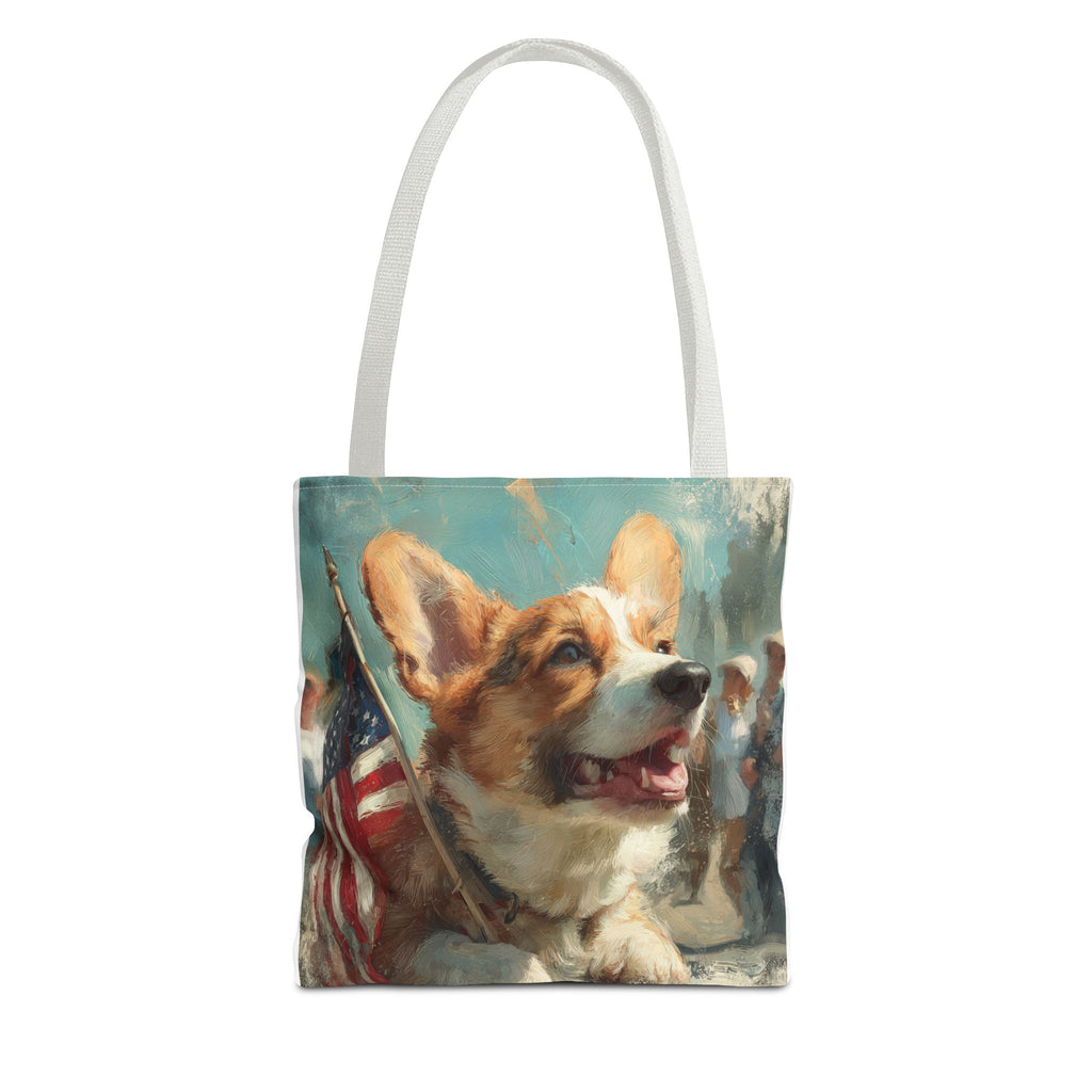 Personalized Corgi Mom Tote Bag | Customizable Polyester Carry-All