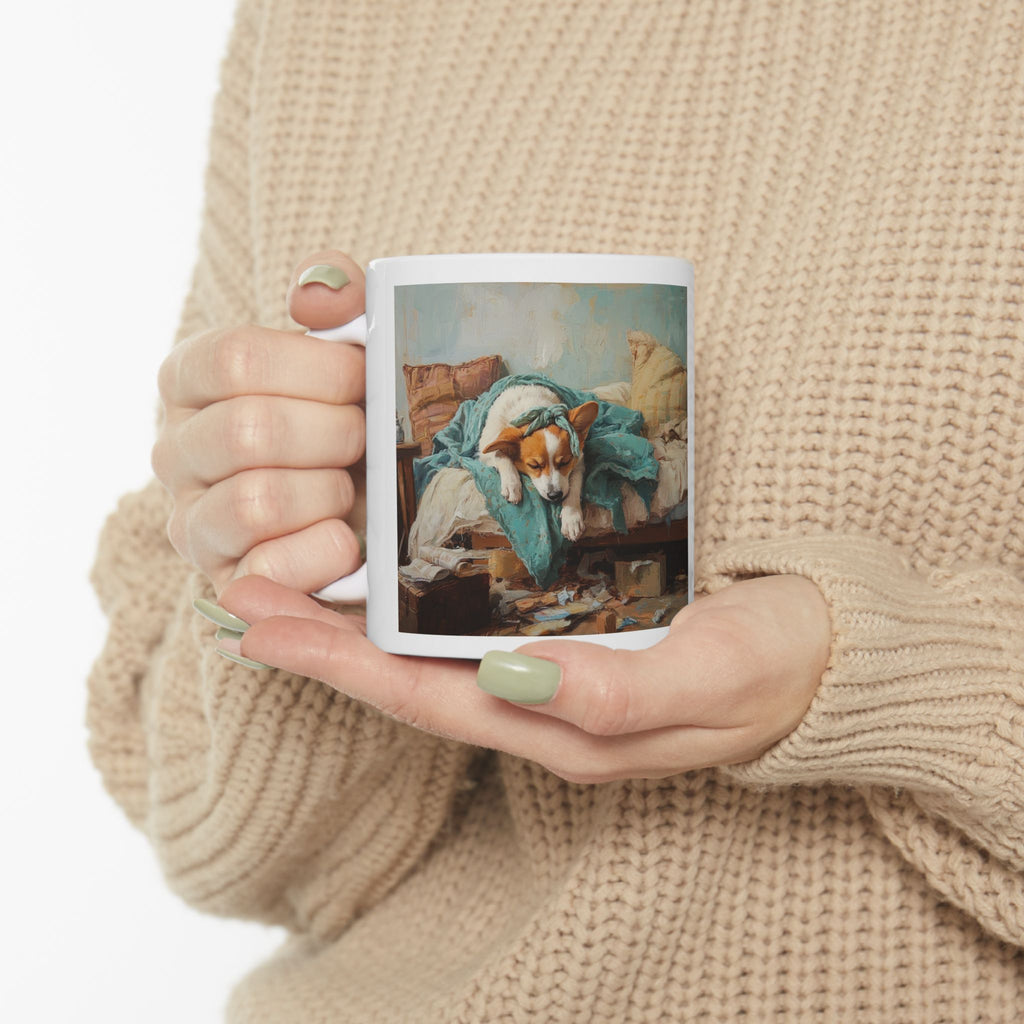 Personalized Corgi Mom Mug – Custom Ceramic Coffee Cup for Dog Lovers | 11oz & 15oz